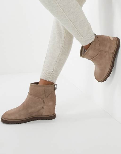 UGG Classic Femme Mini wedge heel boots in caribou