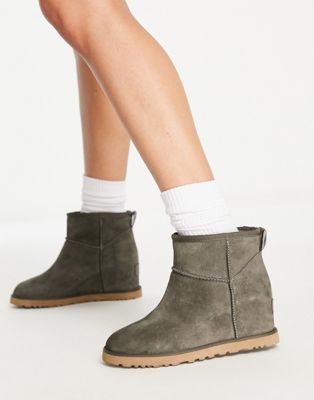 UGG Classic Femme Miniwedge boots in brown
