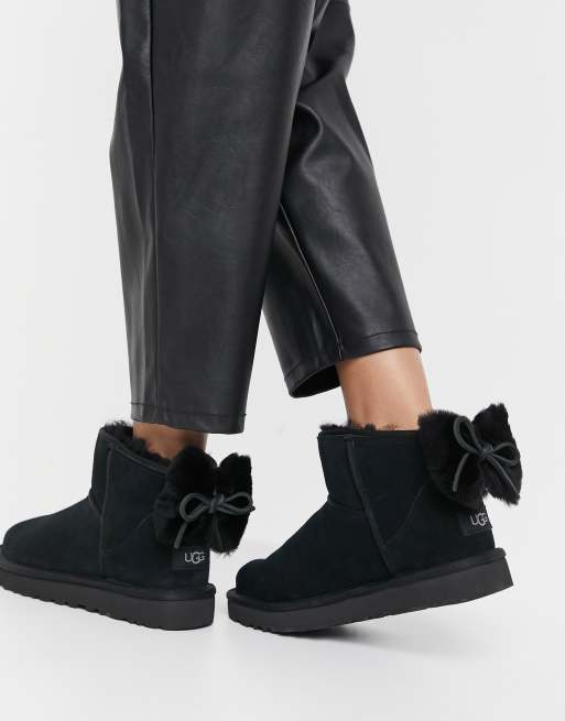 All black uggs outlet with bows