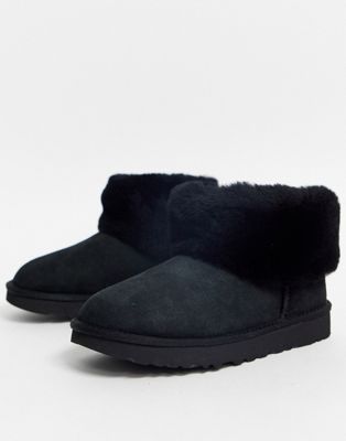 UGG Classic Mini Fluff ankle boots in 