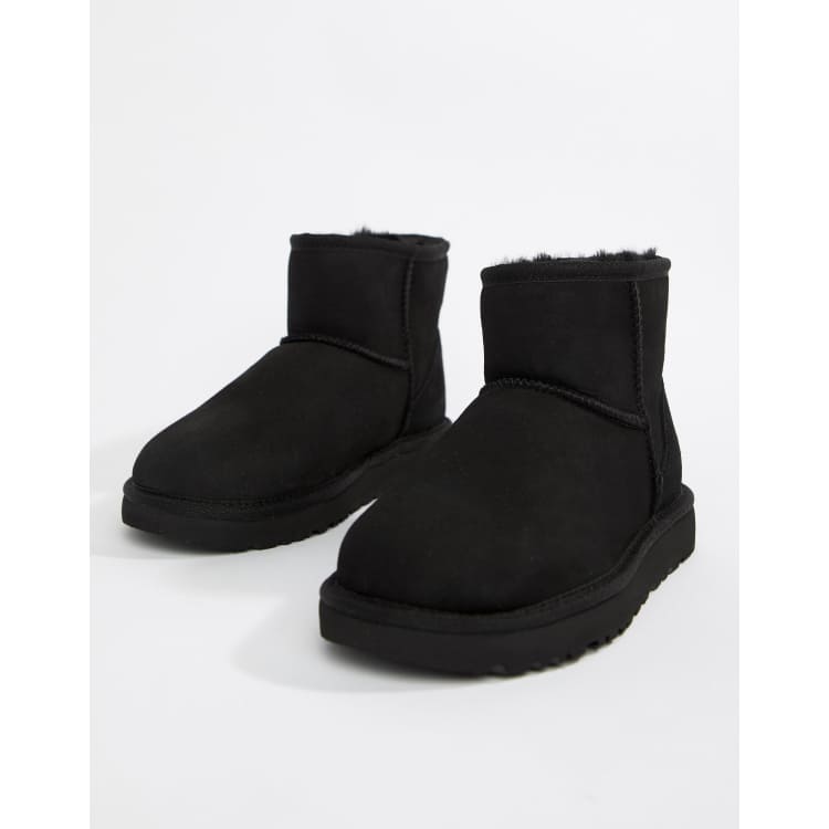 UGG Classic Mini II Black Boots | ASOS