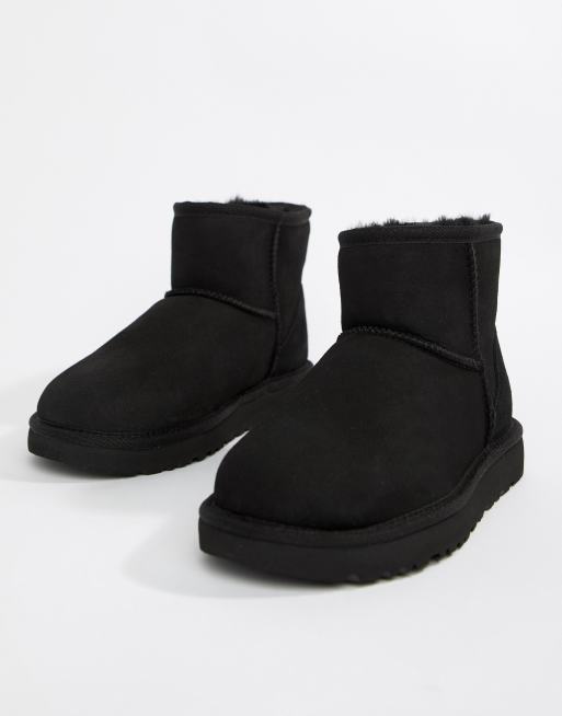 Buy UGG Classic Mini Leather Black Boots from the Next UK online shop