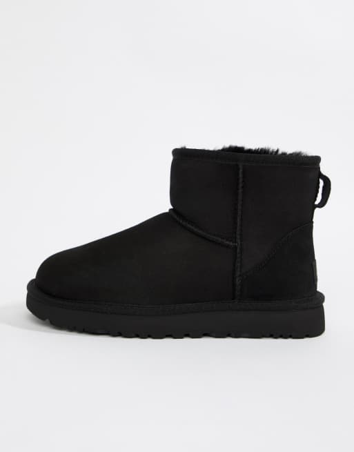 Buy UGG Classic Mini Leather Black Boots from the Next UK online shop