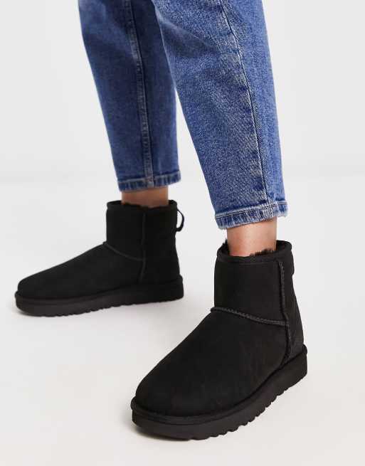 Black ugg cheap type boots