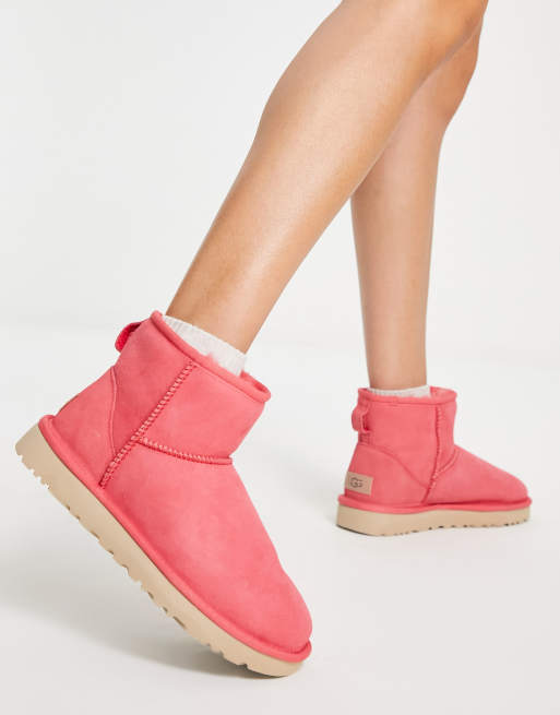 Red ugg mini clearance boots