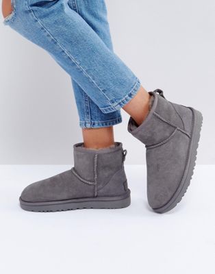 ugg mini grey boots