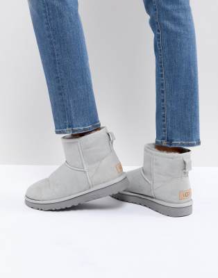 mini gray uggs