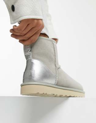 grey metallic ugg boots