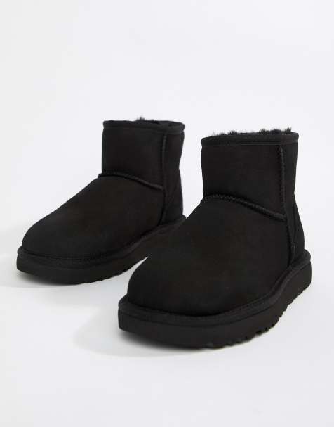 UGG – Classic Mini II – Schwarze Stiefel