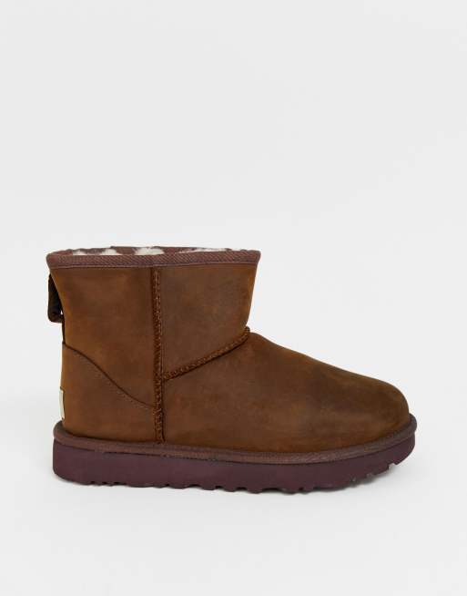 Classic mini 2024 leather waterproof boot