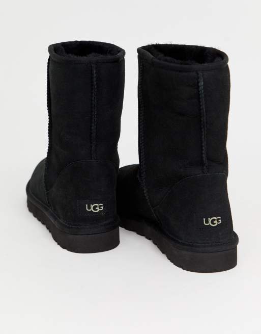 Ugg black sale suede booties