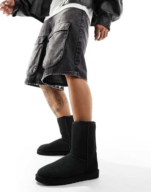 UGG classic short boots in black