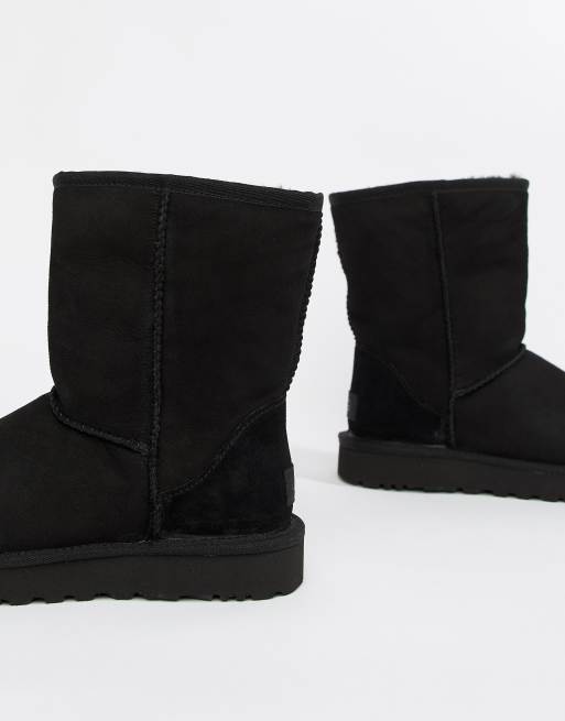 UGG Classic Short II Black Boots