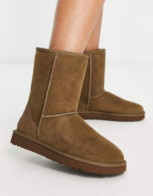 Ugg classic short ii boots chestnut suede sale