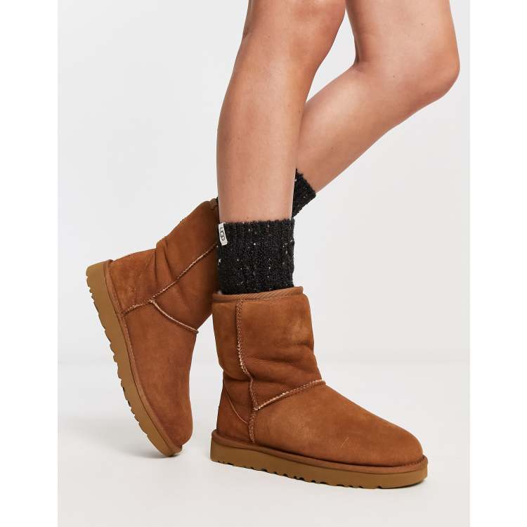 Ugg classic short ii deals boots chestnut suede