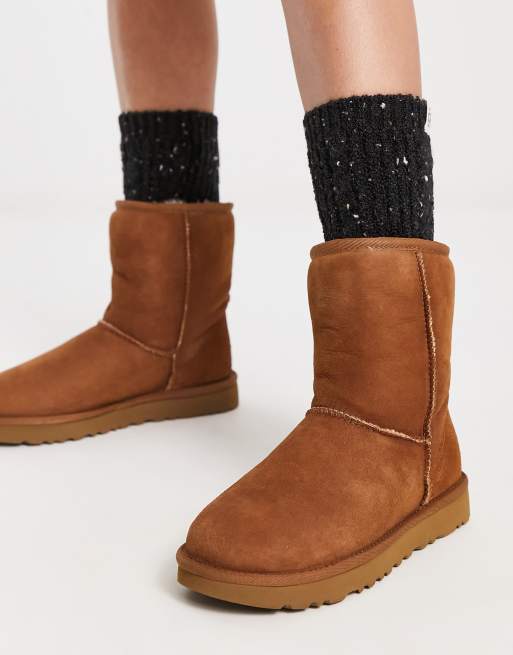 Ugg classic short ii boots store chestnut suede