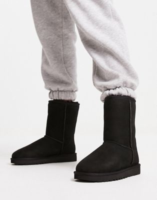 UGG Classic Short II boots in black - ASOS Price Checker