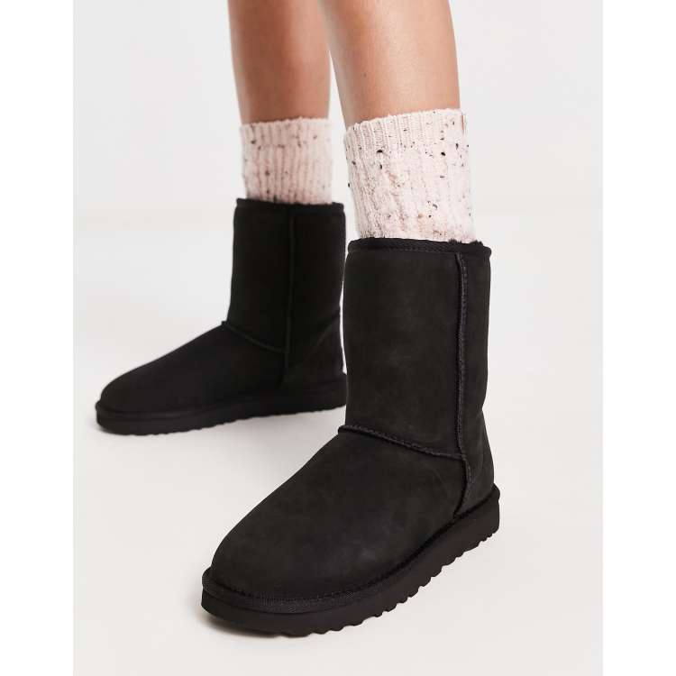 UGG Classic Short Il boots in black | ASOS