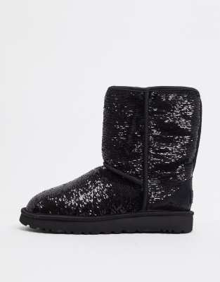 ugg sequin boots black