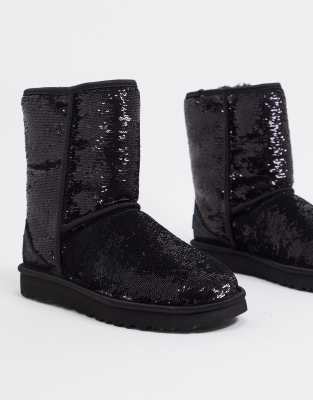 UGG classic short reversible sequin 