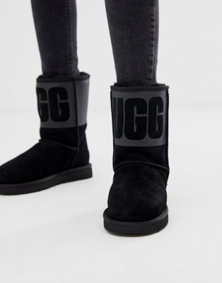 ugg women's w classic short rubber fashion boot