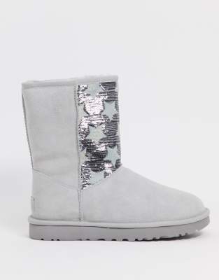 grey classic short ugg boots