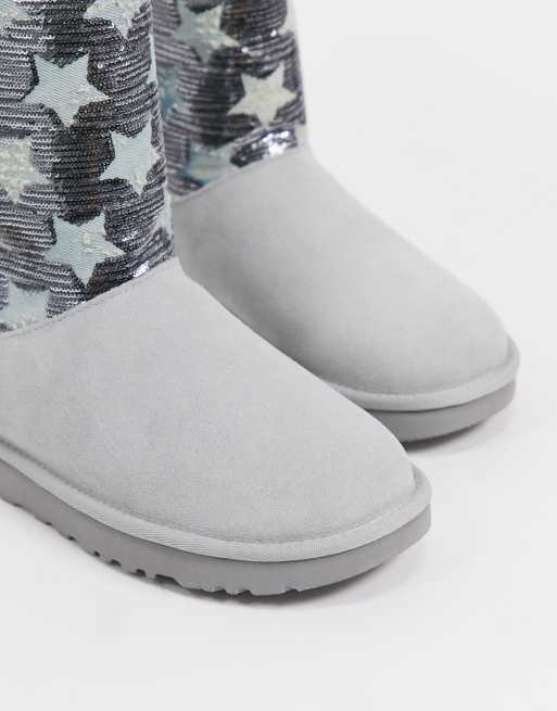 Ugg classic short on sale gris