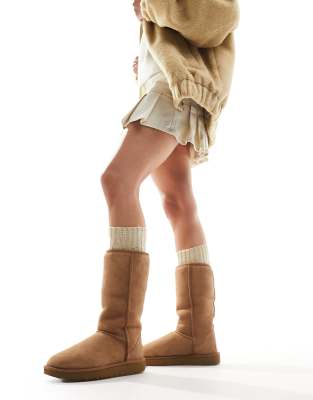 Shop Ugg Classic Tall Ii Boots In Chestnut-brown