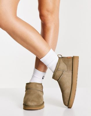 UGG Classic Ultra Mini ankle boots in antilope