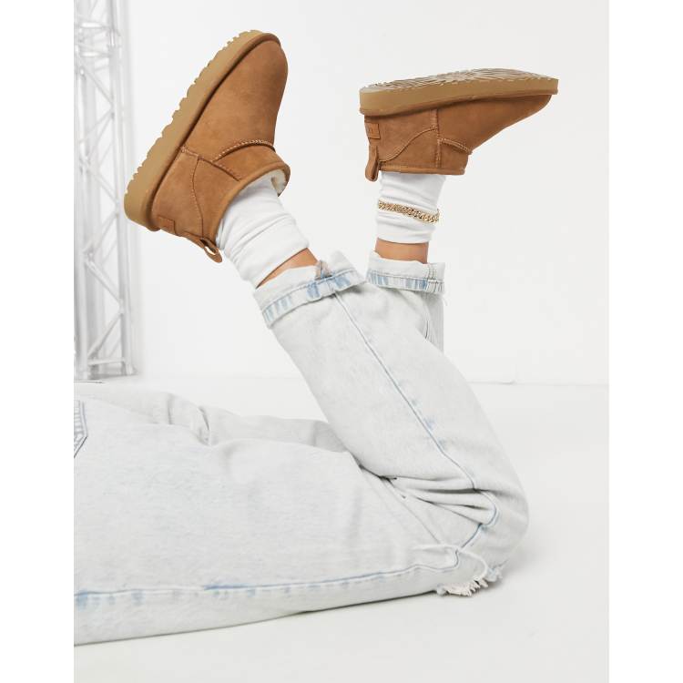 UGG Classic Ultra Mini ankle boots in chestnut ASOS