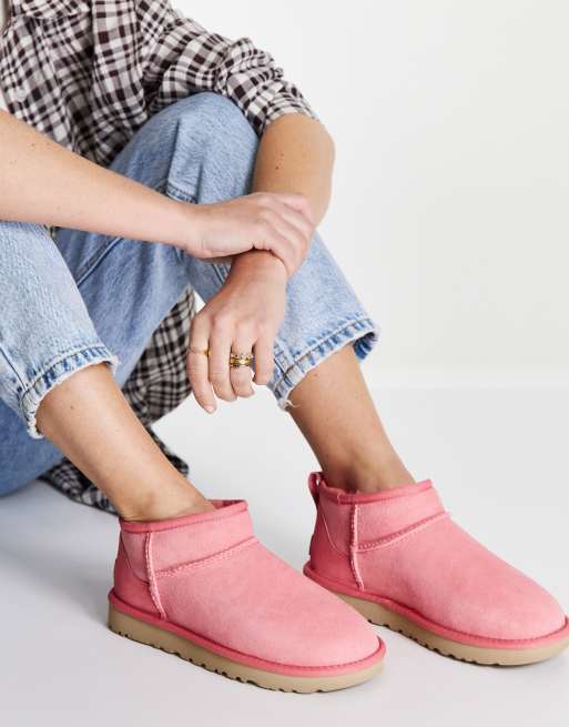 ugg classic ultra mini pink