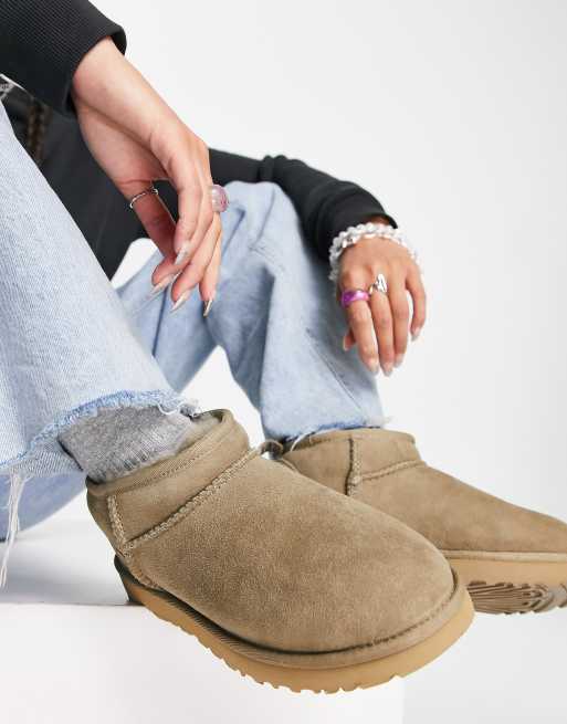 UGG Classic Ultra Mini boots in antilope