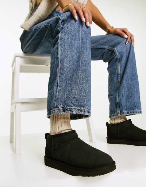 UGG Classic Ultra Mini boots in black - view 1