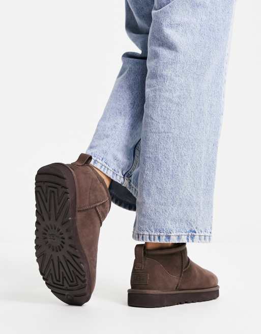 Ugg mini shop chocolate boots