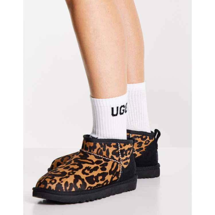 Ugg classic tall animal on sale print