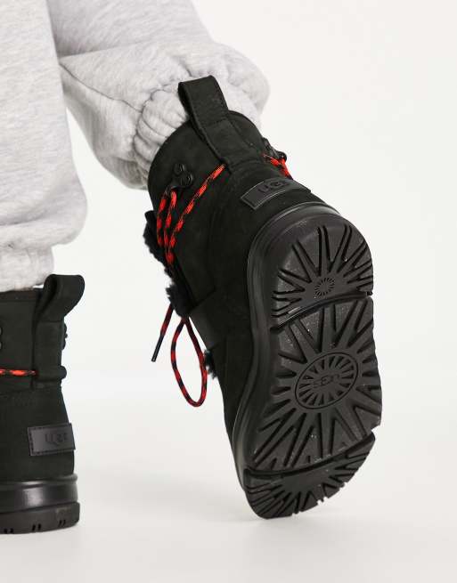 UGG Classic Weather Hiker boots in black | ASOS