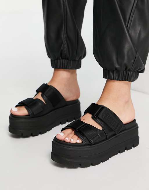 UGG - Clem - Sandaler i sort læder