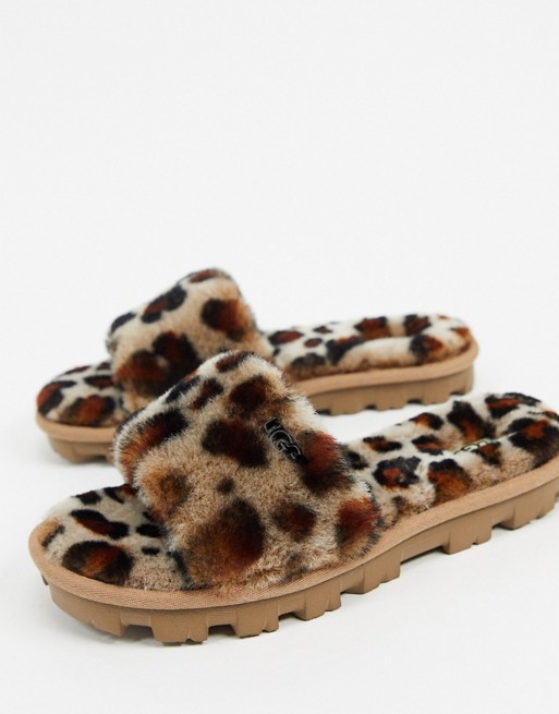 UGG Cozette slide slippers in leopard