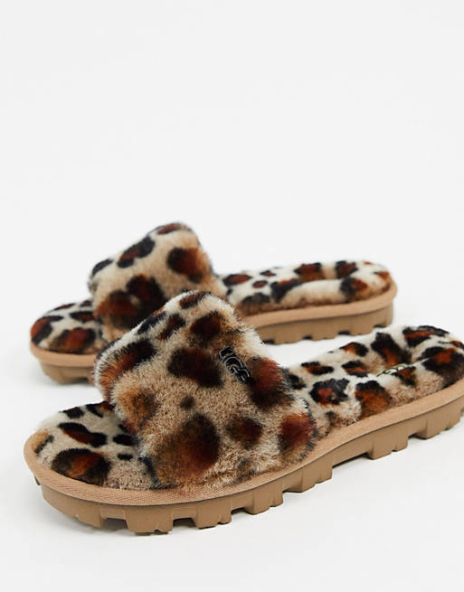 Herkenning vonnis Heup UGG Cozette slide slippers in leopard | ASOS
