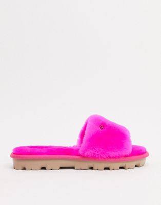 UGG Cozette slippers in hot pink | ASOS