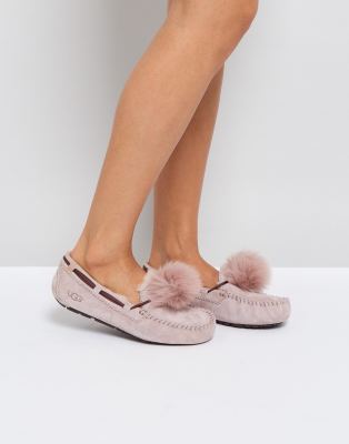 ugg moccasins pom pom