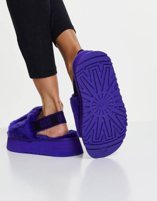 Purple sale ugg slides