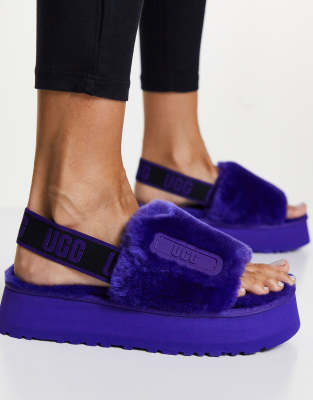 purple uggs sandals