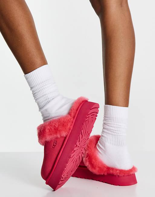 UGG Disquette flatform shoe in pink | ASOS UGG Disquette flatform shoe in pink | ASOS