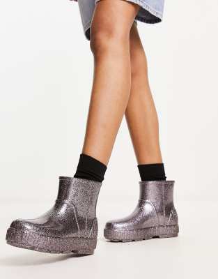 Silver deals rain boots