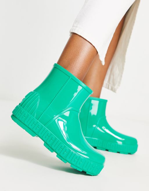 UGG Drizlita rain boots with shearling insole in green