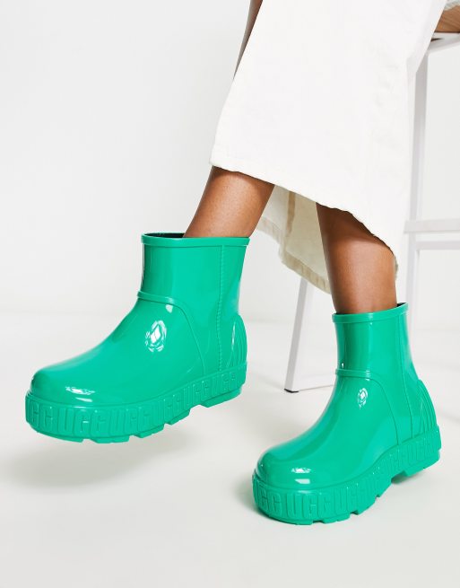 Ugg green rain boots new arrivals