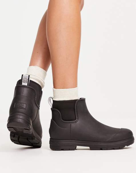 UGG – Droplet – Czarne kalosze - view 1
