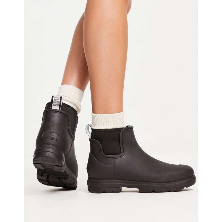 UGG Droplet rain boots in black ASOS