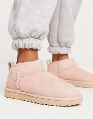 UGG Exclusive Classic Ultra Mini boots in cameo rose